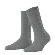 Falke Strumpor Women Cosy Wool Boot Socks Gråmelerad Strl 35/38 Dam