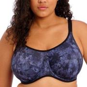 Elomi BH Energise Underwire Sport Support Bra Lila Mönster F 85 Dam