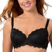 Trofe Julia Lace Padded Bra BH Svart polyamid E 80 Dam