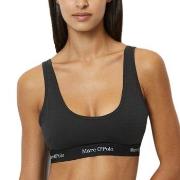 Marc O Polo Scoop Neck Bralette BH Svart bomull X-Large Dam