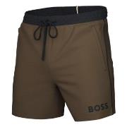 BOSS Badbyxor Starfish Swim Shorts Brun polyester Large Herr