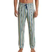 Calida Remix Sleep Weekend Pants Blå/Brun bomull X-Large Herr