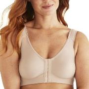 Swegmark BH Front Fastening CoolMax Moulded Soft Bra Beige B 90 Dam