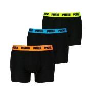 Puma Kalsonger 3P Men Everyday Boxer Svart/Orange bomull XX-Large Herr