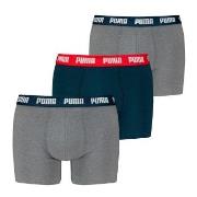 Puma Kalsonger 3P Men Everyday Boxer Grå/Blå bomull Large Herr