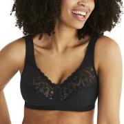 Swegmark BH True Beauty Fairtrade Soft Bra Svart bomull C 80 Dam