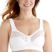 Swegmark BH True Beauty Fairtrade Soft Bra Vit bomull B 85 Dam