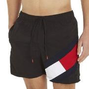 Tommy Hilfiger Badbyxor Solid Flag Swim Shorts Svart nylon X-Large Her...