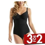 Damella Liza Swimsuit Svart D 46 Dam