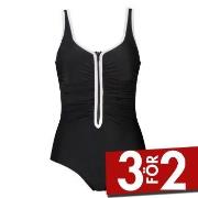 Damella Marlene Swimsuit Svart/Vit 44 Dam