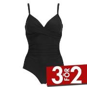 Damella Tara Swimsuit Svart 46 Dam