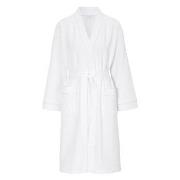 Damella Waffle Knit Robe Vit bomull X-Large Dam