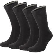 Topeco Strumpor 4P Men Socks Plain Bamboo Svart Strl 45/48 Herr