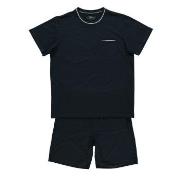 Topeco Mens Bamboo Pyjama Marin Medium Herr