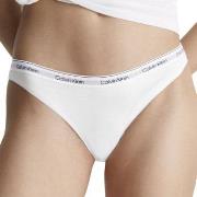 Calvin Klein Trosor Modern Logo Thong Vit bomull Medium Dam