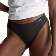 Calvin Klein Trosor Invisibles Cotton Thong Svart 3XL Dam