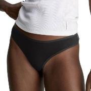 Calvin Klein Trosor 3P Ideal Cotton Thongs Svart bomull Medium Dam