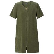 Trofe Short Sleeved Beachrobe Militärgrön Small Dam