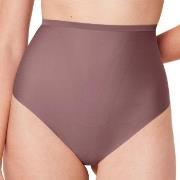 Triumph Trosor Shape Smart Highwaist Thong Rosa/Brun Small Dam