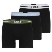 BOSS Kalsonger 3P Power Bold BoxerBr Svart bomull X-Large Herr