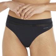 Calvin Klein Trosor Infinite Flex Thong Svart Medium Dam