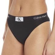 Calvin Klein Trosor CK96 High Waisted Brazilian Briefs Svart bomull Sm...