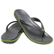 Crocs Crocband Flip Unisex Svart/Grön US M13 (EU 48-49)