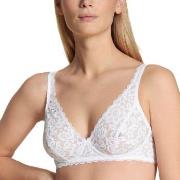 Calida BH Natural Comfort Lace Soft Bra Vit polyamid A 80 Dam