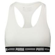 Puma BH Iconic Racer Back Bra Vit X-Small Dam