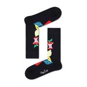 Happy socks Strumpor 3P Fruit Stack Sock Svart mönstrad bomull Strl 41...