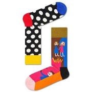 Happy socks Strumpor 3P Rock Your Socks Friend Sock Svart mönstrad bom...