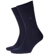 Burlington Strumpor Leeds Wool Sock Marin Strl 46/50 Herr