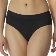 Schiesser Trosor Seamless Panty Svart polyamid Large Dam