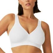 NATURANA BH Athleisure Soft Bra Vit bomull D 100 Dam