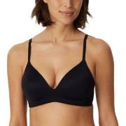 Schiesser BH Invisible Soft Bra With Underwired Bra Svart B 75 Dam