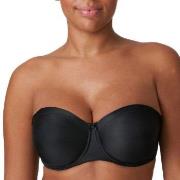 PrimaDonna BH Satin Non Padded Strapless Bra Svart D 70 Dam