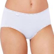 Sloggi Trosor 3P 24 7 Cotton Lace Midi Briefs Vit bomull 40 Dam
