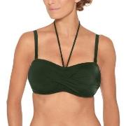 Wiki Basic Bandeau Bikini Top Mörkgrön D 75 Dam