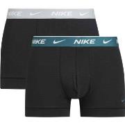 Nike Kalsonger 6P Everyday Cotton Stretch Trunk Svart/Grå bomull X-Lar...