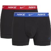 Nike Kalsonger 6P Everyday Cotton Stretch Trunk Svart/Blå bomull Mediu...