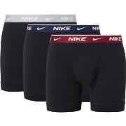 Nike Kalsonger 6P Everyday Cotton Boxer Svart/Röd bomull Small Herr