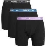 Nike Kalsonger 9P Everyday Cotton Boxer Svart/Rosa bomull Medium Herr