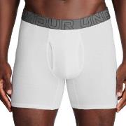 Under Armour 6P Perfect Cotton 6in Boxer Vit Medium Herr