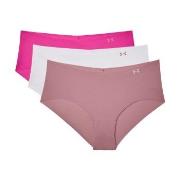 Under Armour Trosor 9P Pure Stretch Hipster 1325 Rosa/Vit Medium Dam