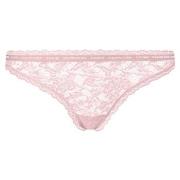 Calvin Klein Trosor 2P CK One Lace Thong Ljusrosa nylon Small Dam