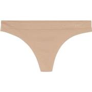 Calvin Klein Trosor 2P Fusion Flex Thong Beige polyamid Large Dam