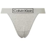 Calvin Klein Trosor 2P Reimagined Heritage High Leg Thong Grå Large Da...