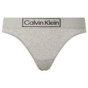 Calvin Klein Trosor 3P Reimagined Heritage Thong Grå Medium Dam