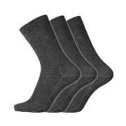 Dovre Strumpor 3P Cotton Socks Mörkgrå Strl 40/45 Herr