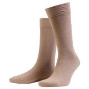 Amanda Christensen Strumpor True Combed Cotton Sock Ljusbrun 39-42